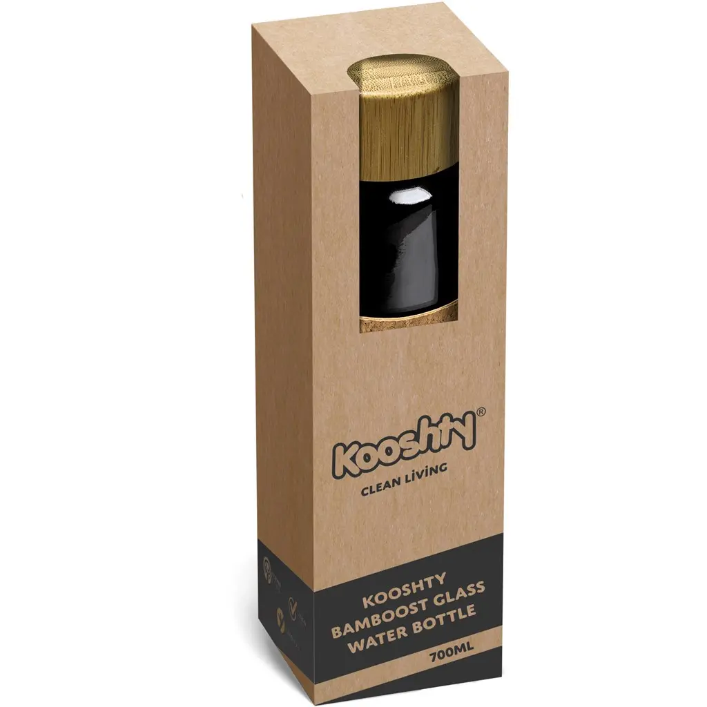 Kooshty Bamboost Glass Water Bottle