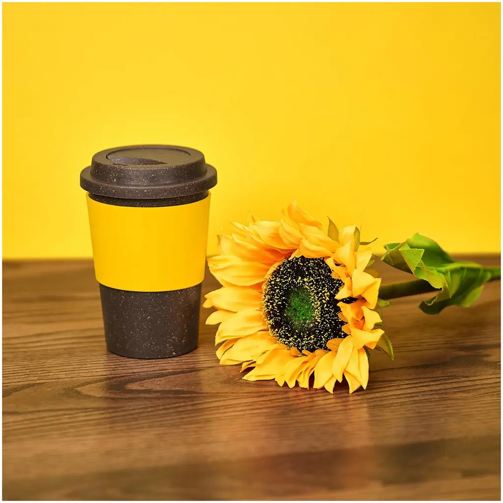 Kooshty Brown Bean Plastic Double-Wall Tumbler