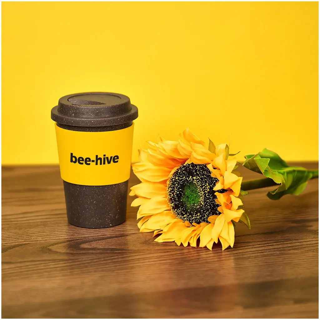 Kooshty Brown Bean Plastic Double-Wall Tumbler