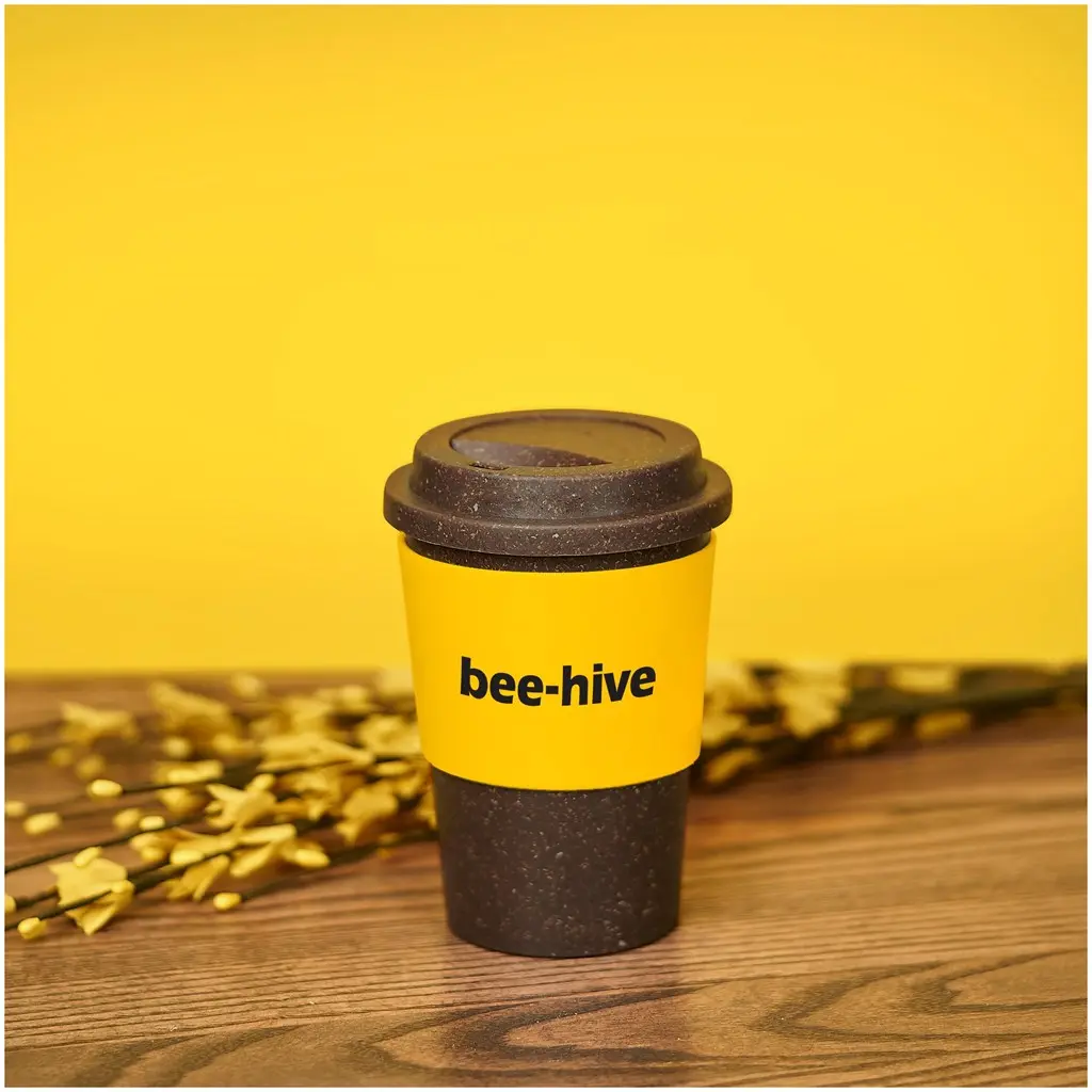 Kooshty Brown Bean Plastic Double-Wall Tumbler