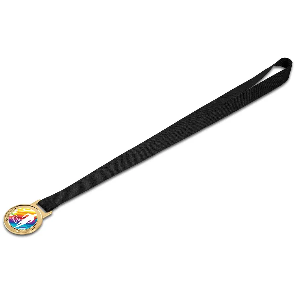 Altitude Achiever Medal With Black Petersham Lanyard