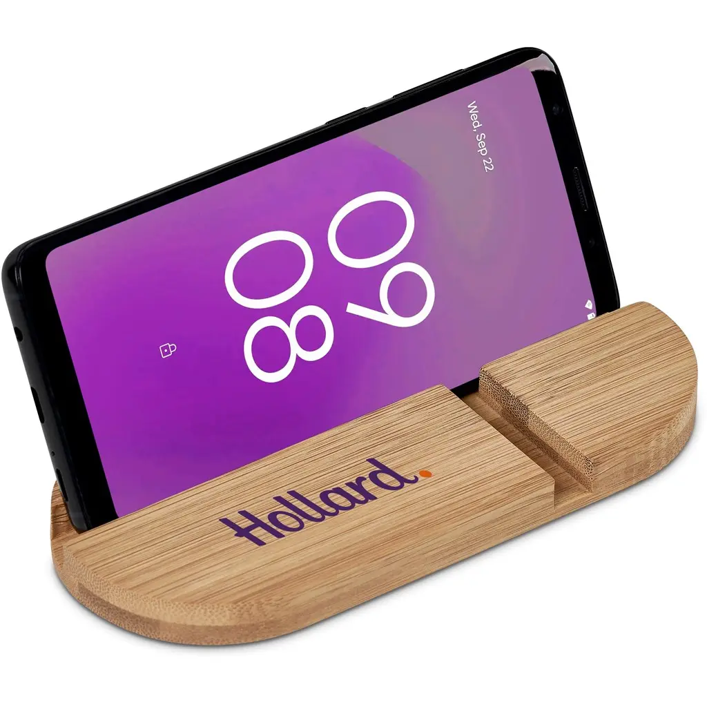 Okiyo Kurosu Bamboo Phone Stand