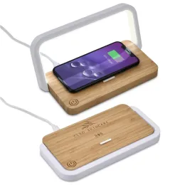 Okiyo Yoru Bamboo Wireless Charger & Night Light