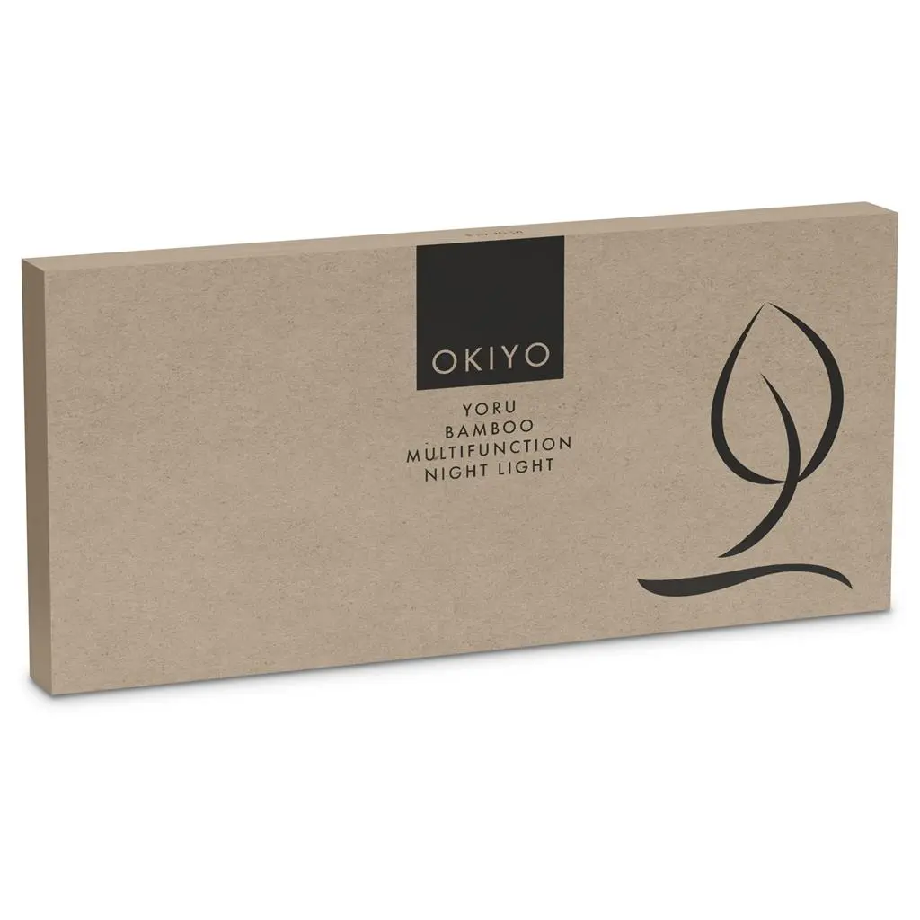 Okiyo Yoru Bamboo Wireless Charger & Night Light