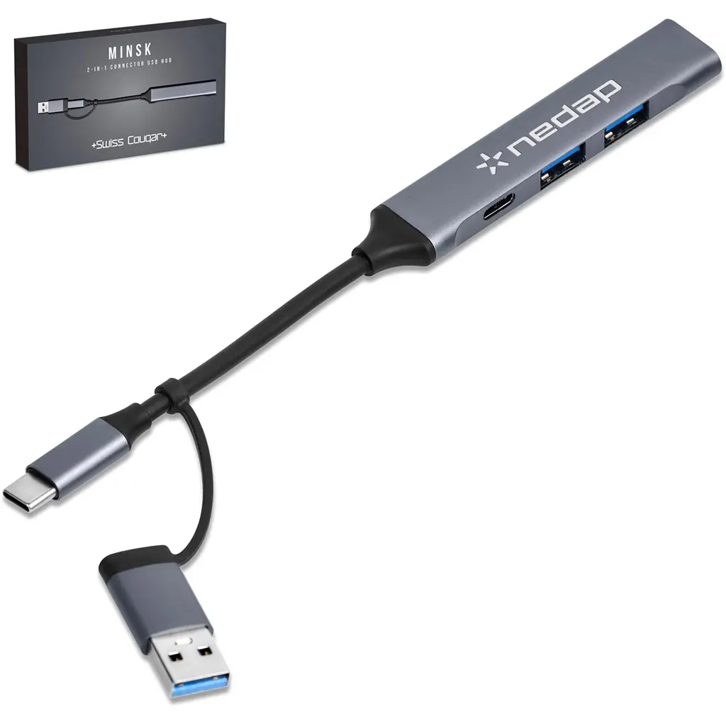 Swiss Cougar Minsk 2-in-1 Connector USB Hub
