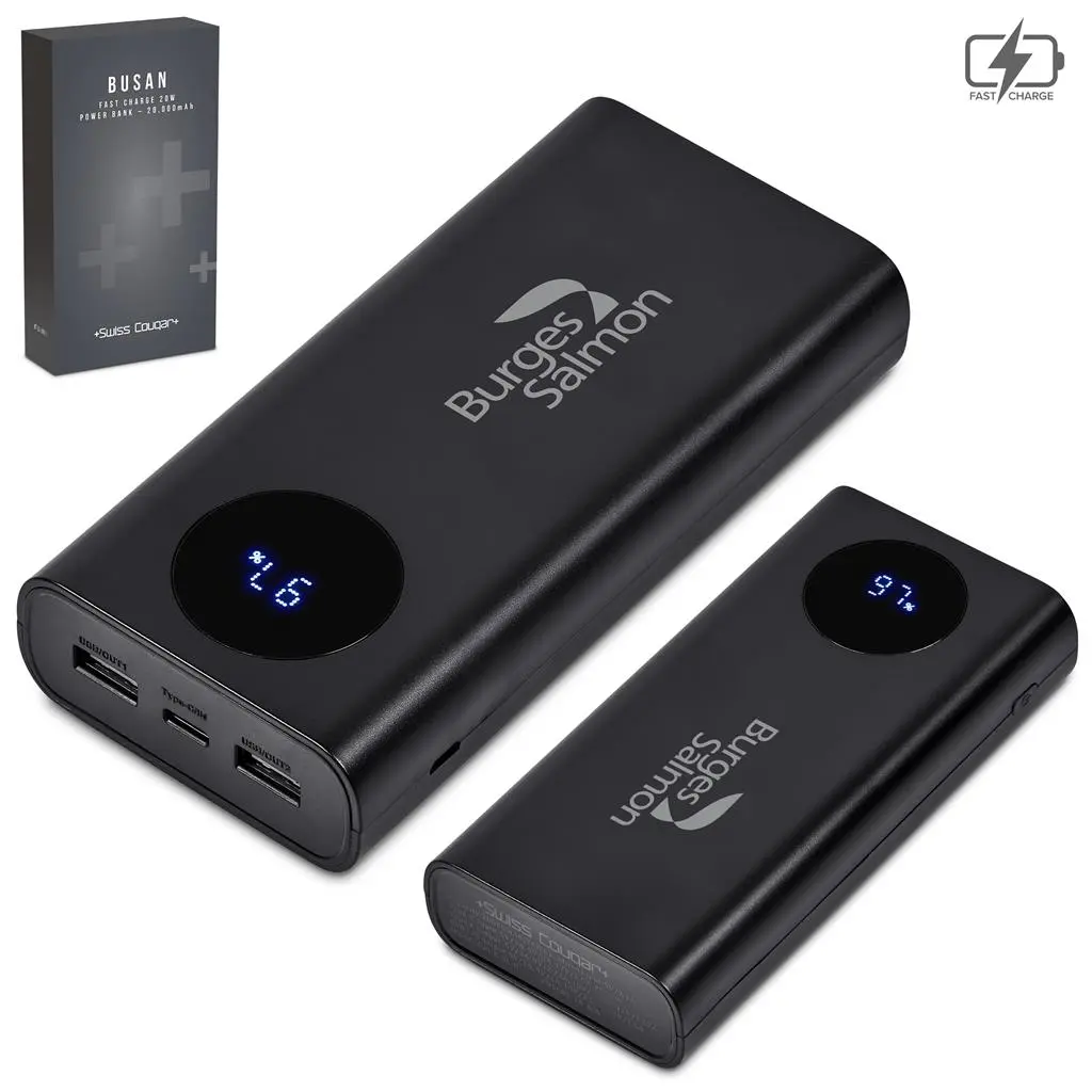 Swiss Cougar Busan Fast Charge 20W Power Bank