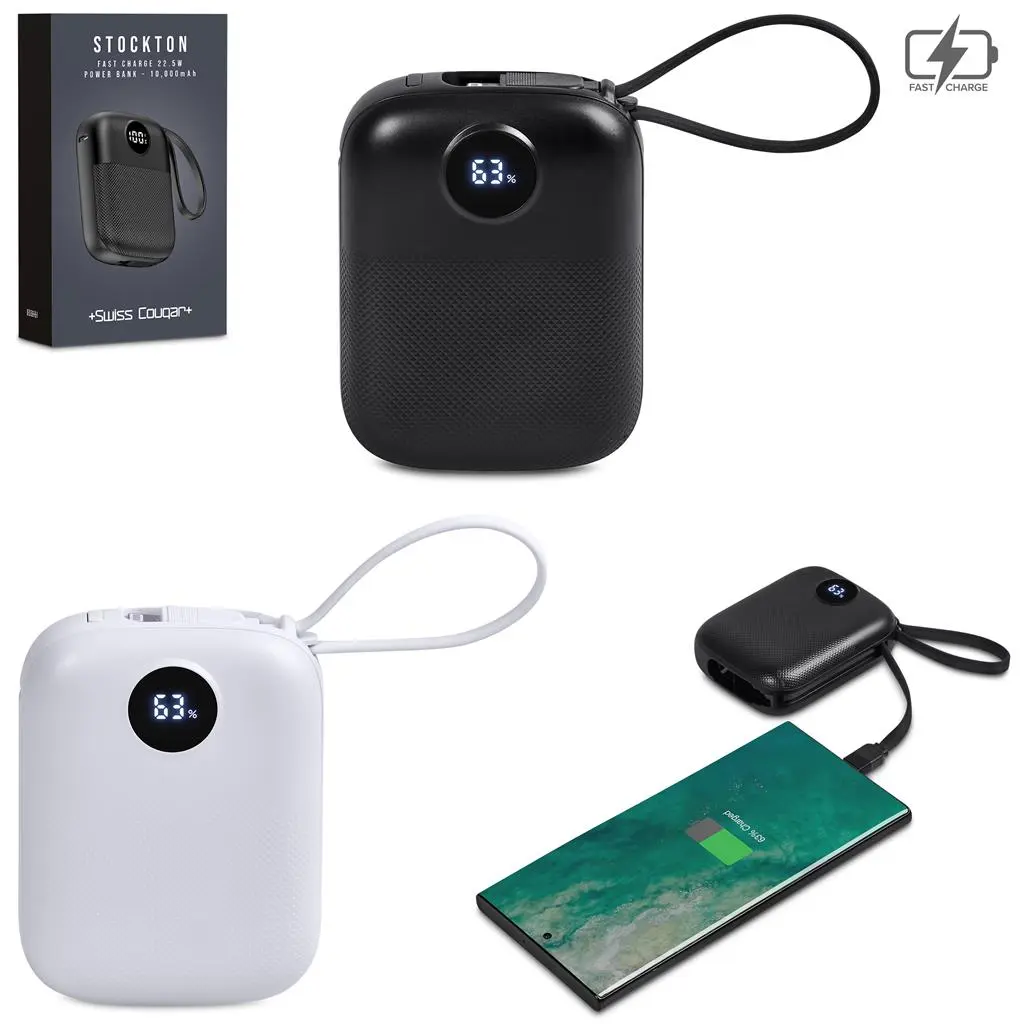 Swiss Cougar Stockton Fast Charge 22.5W Power Bank