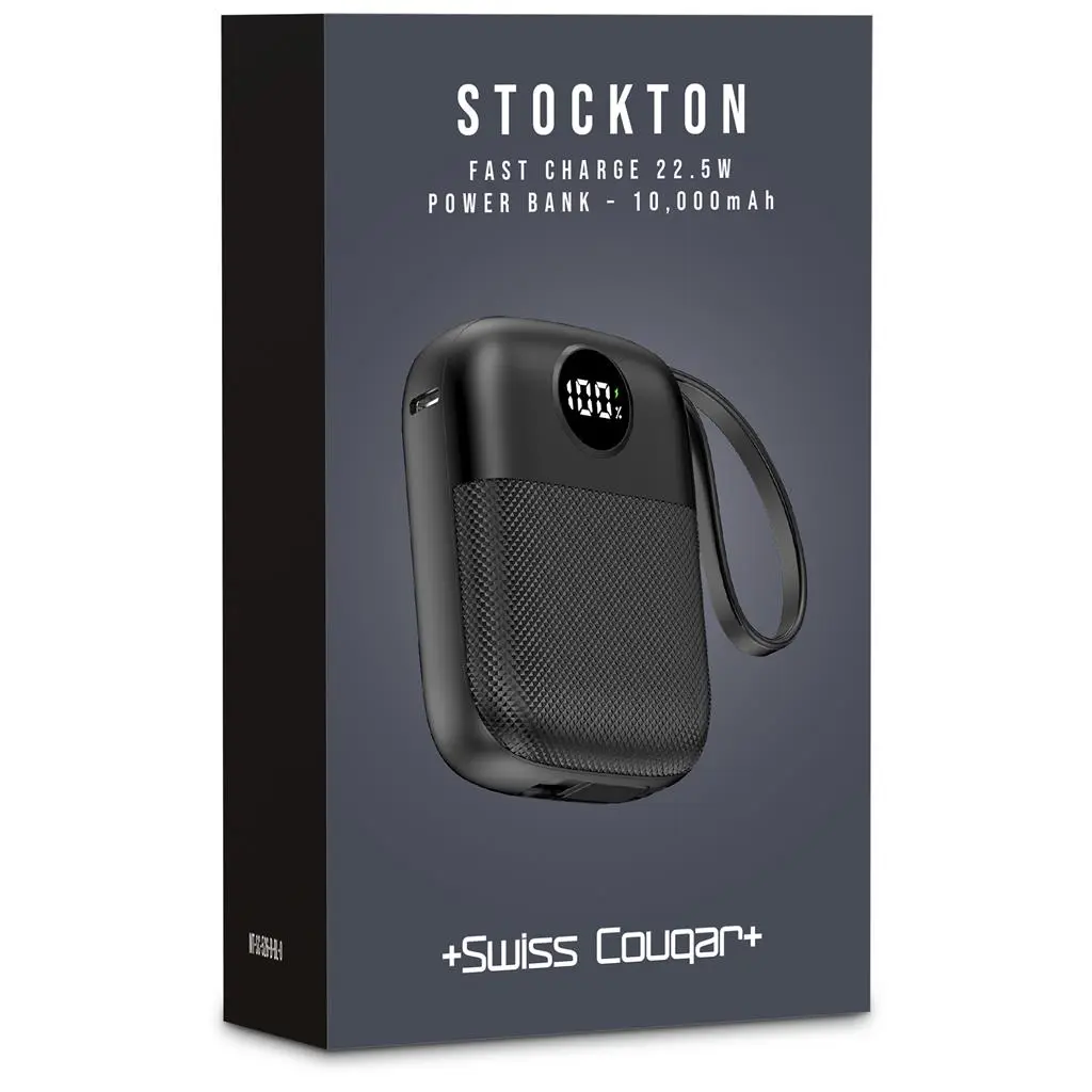 Swiss Cougar Stockton Fast Charge 22.5W Power Bank