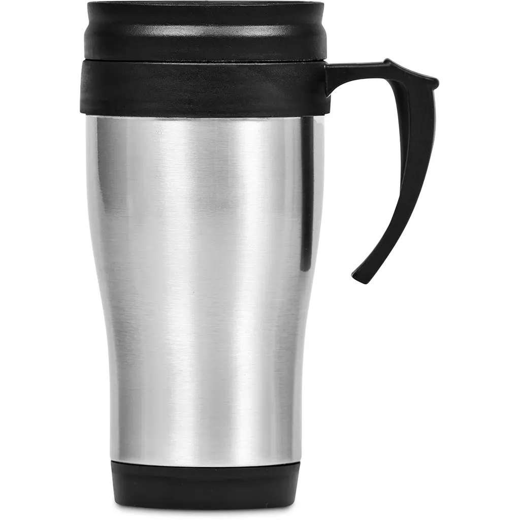 Arabica Stainless Steel & Plastic Double-Wall Mug