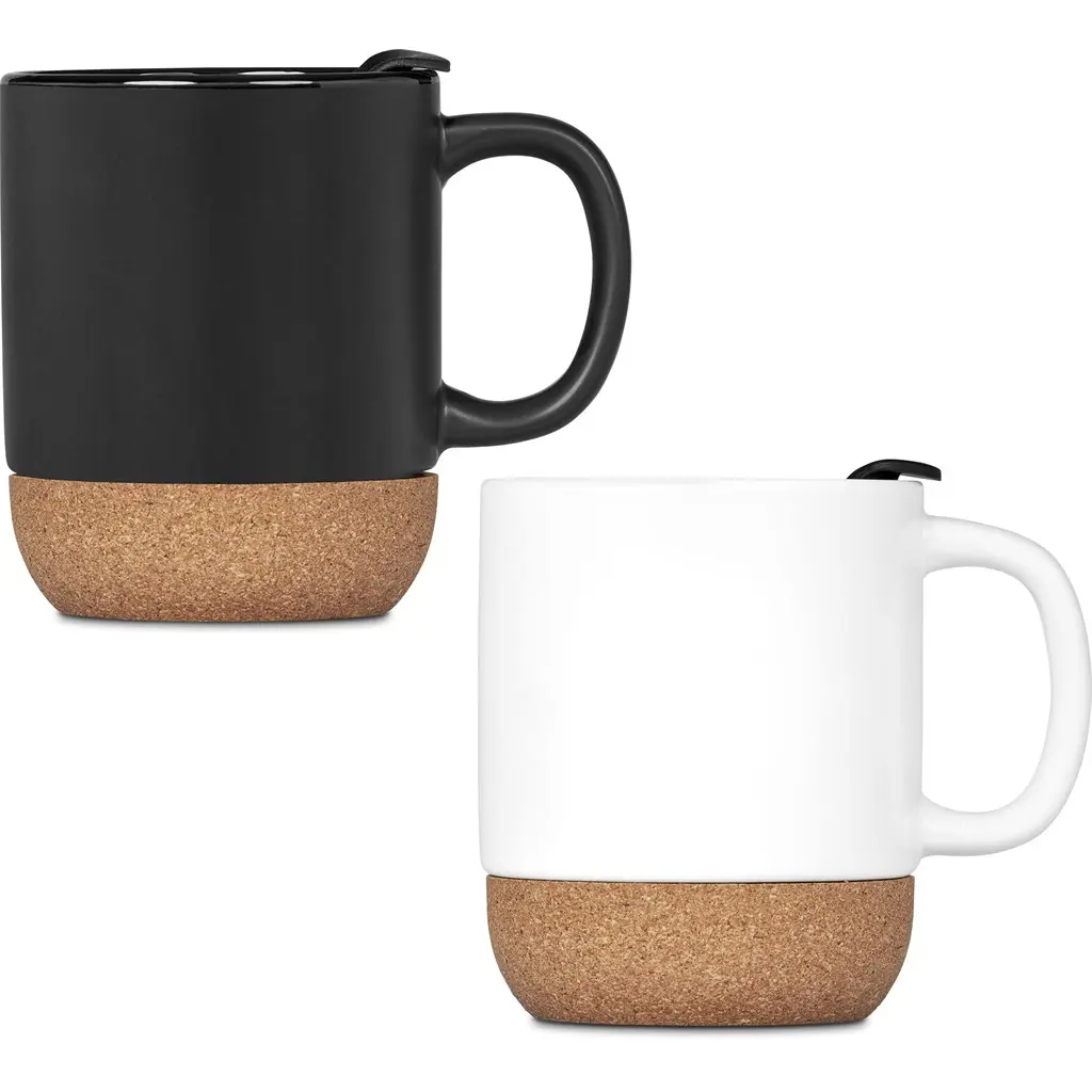 Serendipio Sienna Cork & Ceramic Coffee Mug