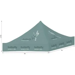 Replacement Skin Ovation Gazebo - 3m x 3m Roof
