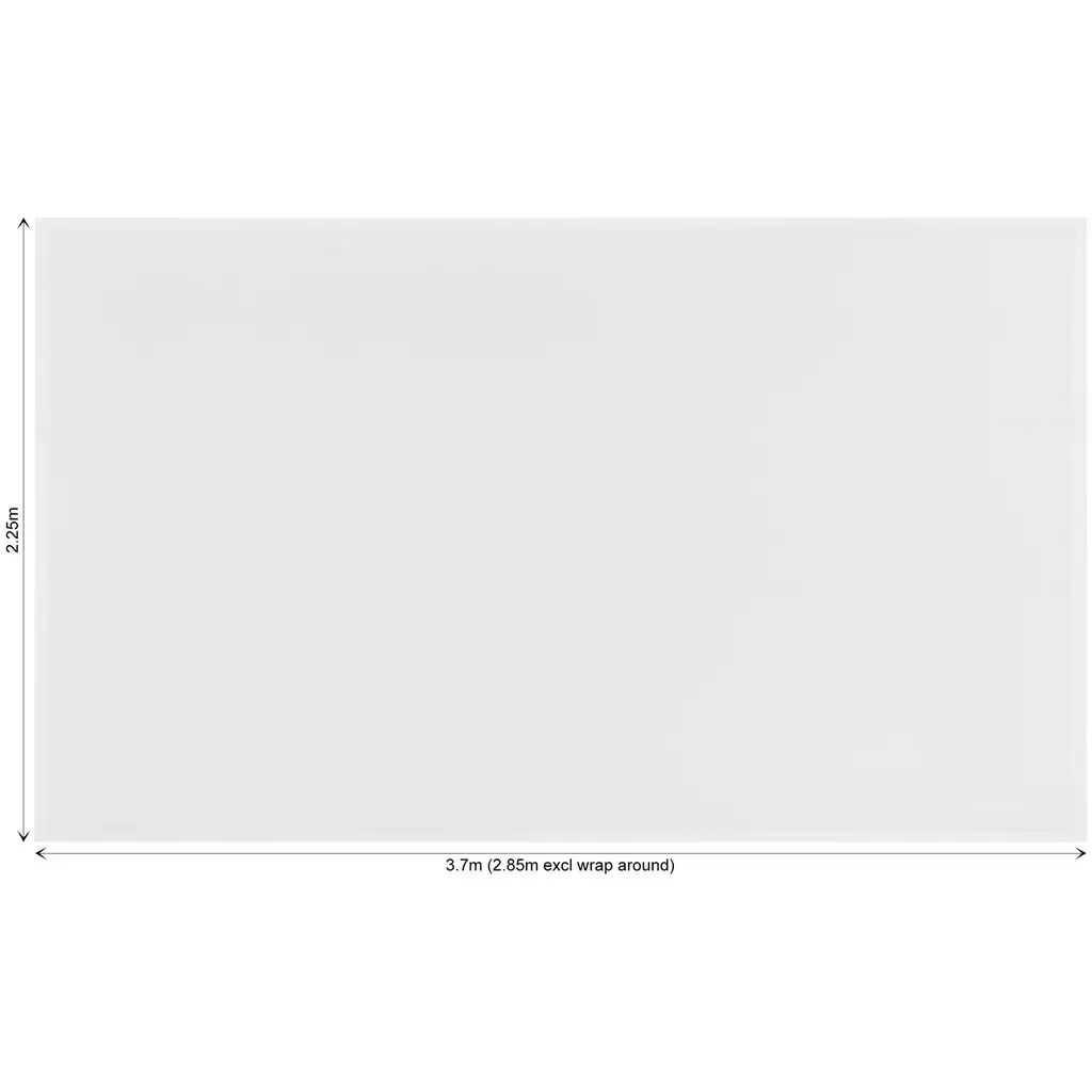 Replacement Skin Legend Curved Banner Wall With Wings - 3.70m x 2.25m