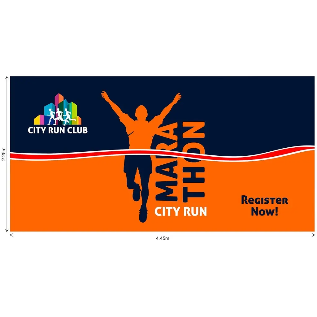 Replacement Skin Legend Straight Banner Wall - 4.45m x 2.25m