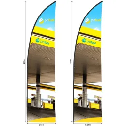 Replacement Skin Legend 2m Arcfin Flying Banner - Set Of 2