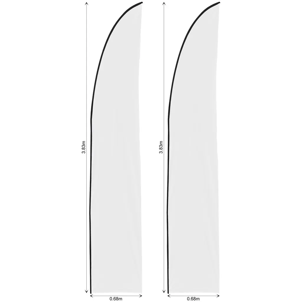 Replacement Skin Legend 3m Arcfin Flying Banner - Set Of 2