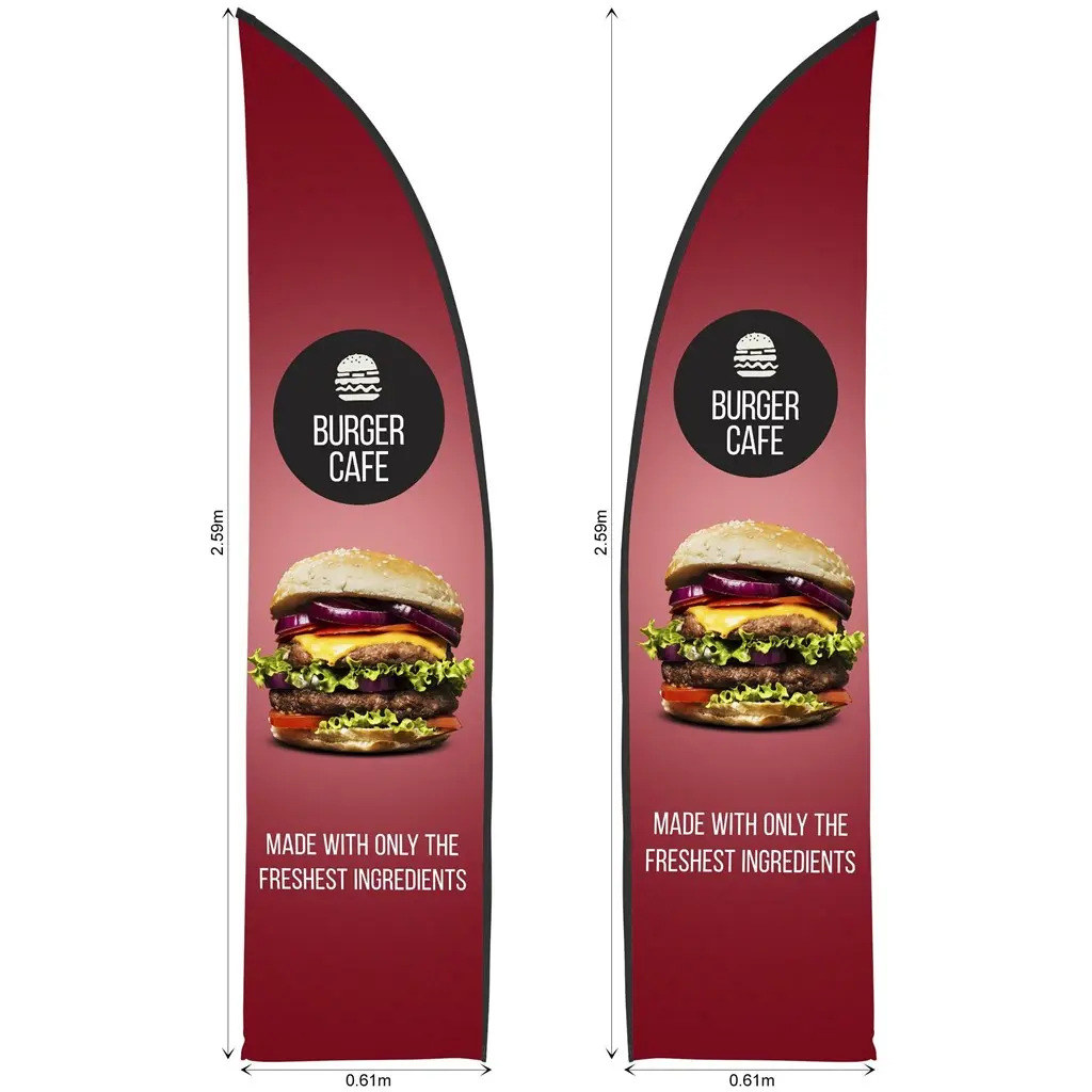 Replacement Skin Legend 2m Arcfin Double-Sided Flying Banner