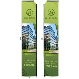 Replacement Skin Legend 4m Telescopic Double-Sided Flying Banner