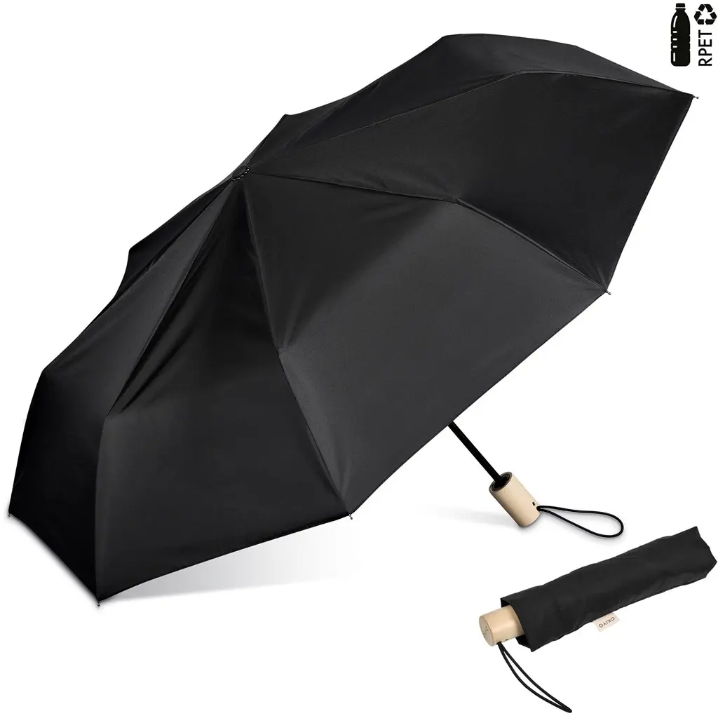 Okiyo Ameno Recycled PET Auto-Open Compact Umbrella