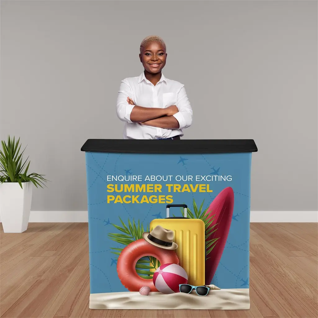 Pop Up Fabric Counter