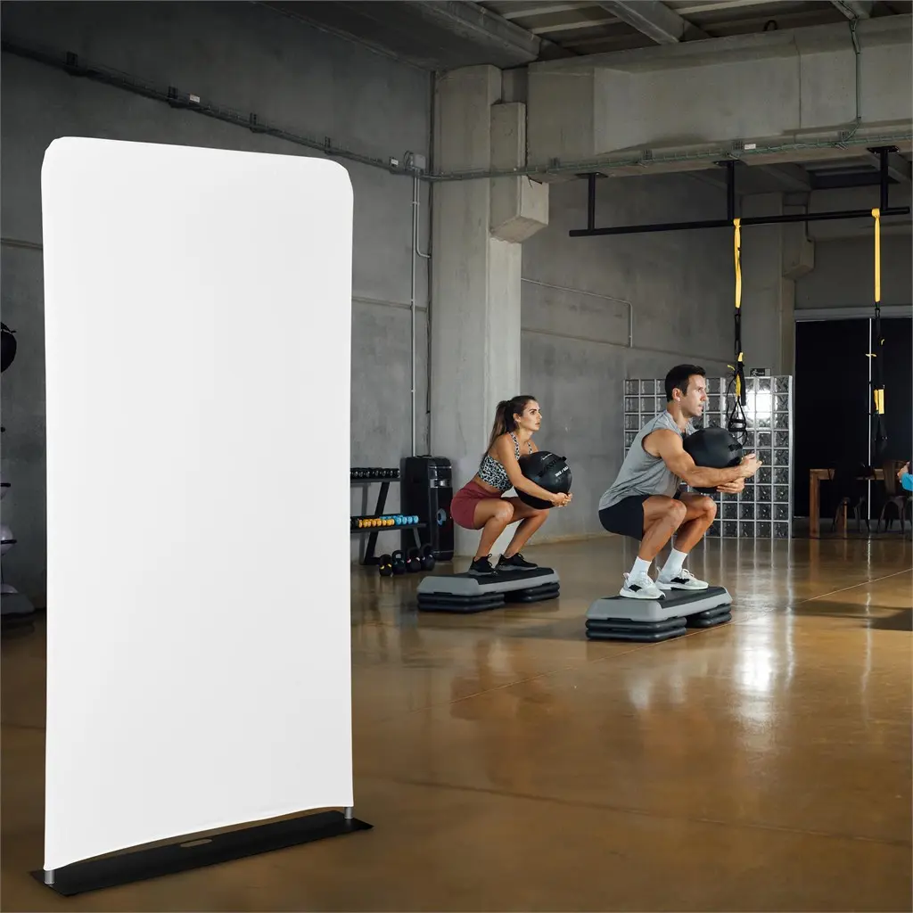 Double Sided Fabric Tube System Display - 1.2m