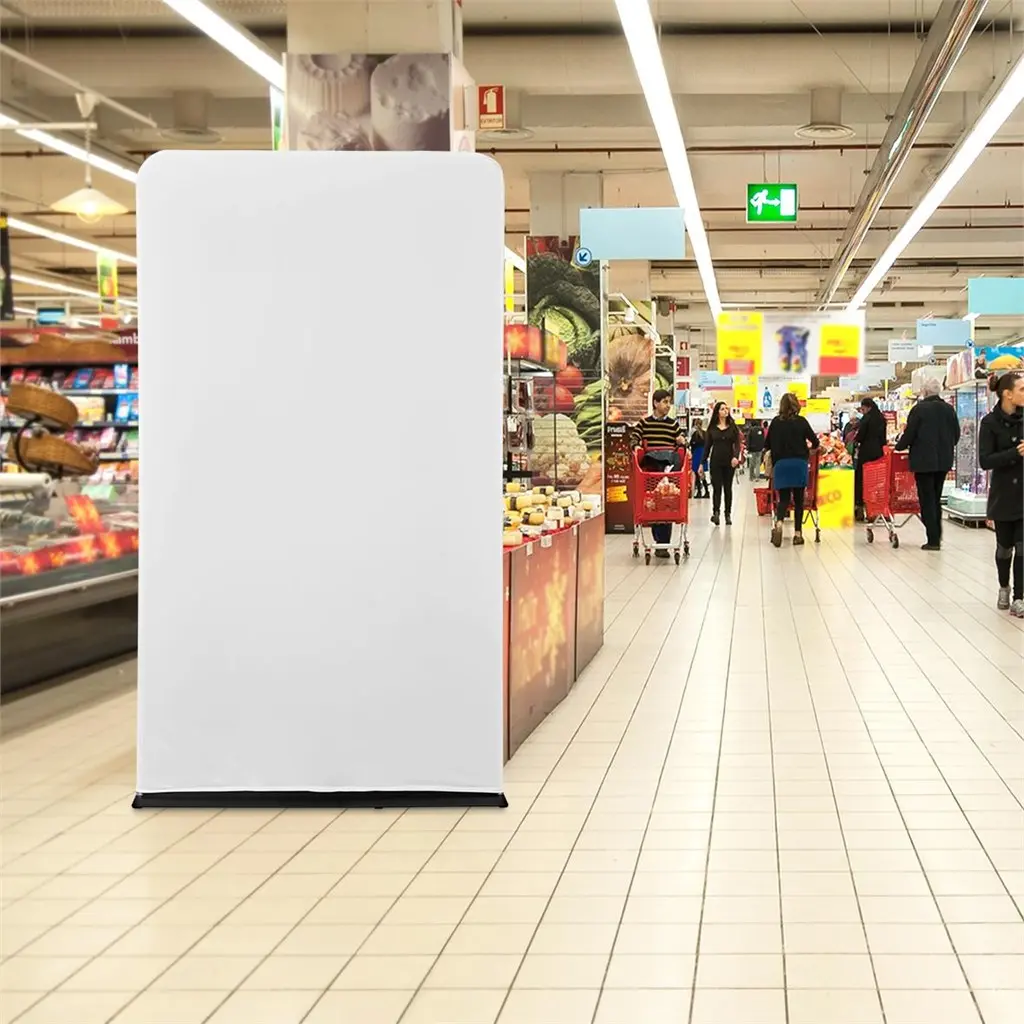 Double Sided Fabric Tube System Display - 1.5m
